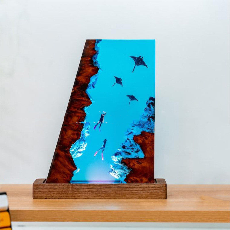 Creative Diver Marine Animal Small Night Lamp - Bellarte Enchanté Creative Diver Marine Animal Small Night Lamp